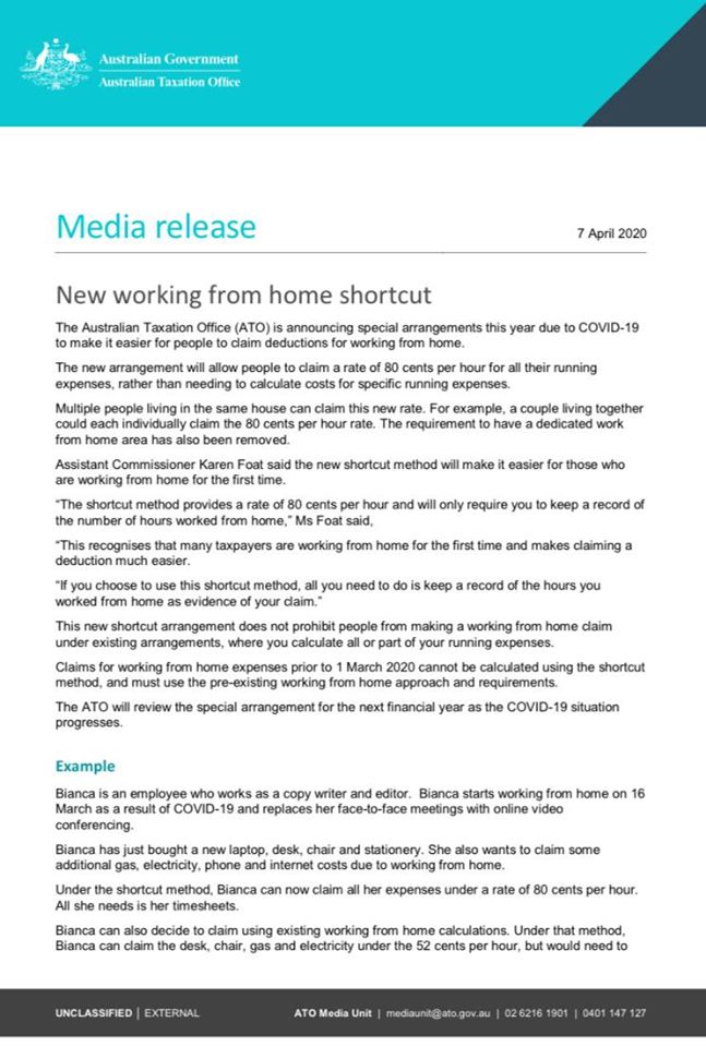 A COVID19 TAX TIP FROM MR TAXMAN 11 Mr Taxman