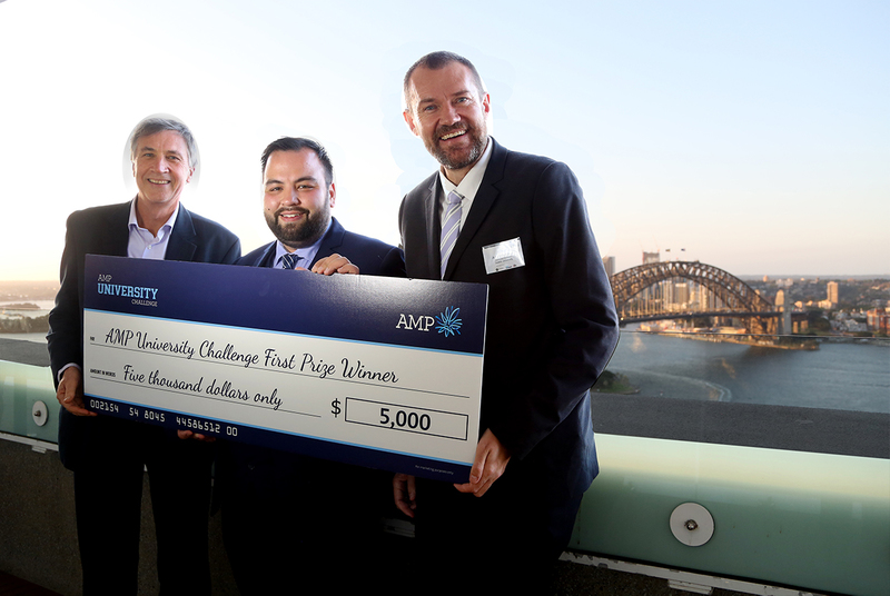 DBS student Michael Reardon wins 2018 AMP University Challenge