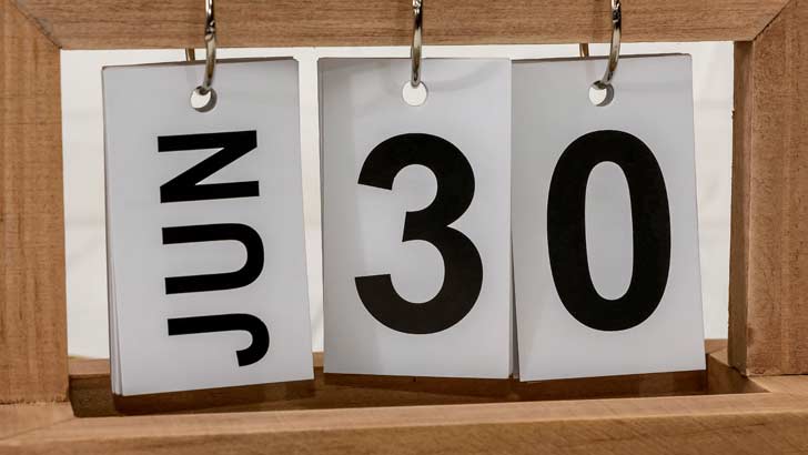 Five things to do before 30 June
